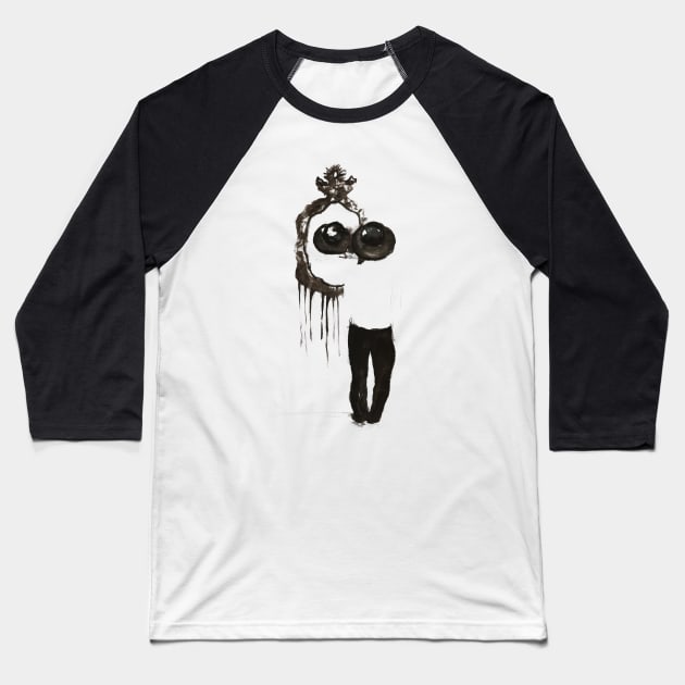 The man behind the mirror Baseball T-Shirt by uveyiknur